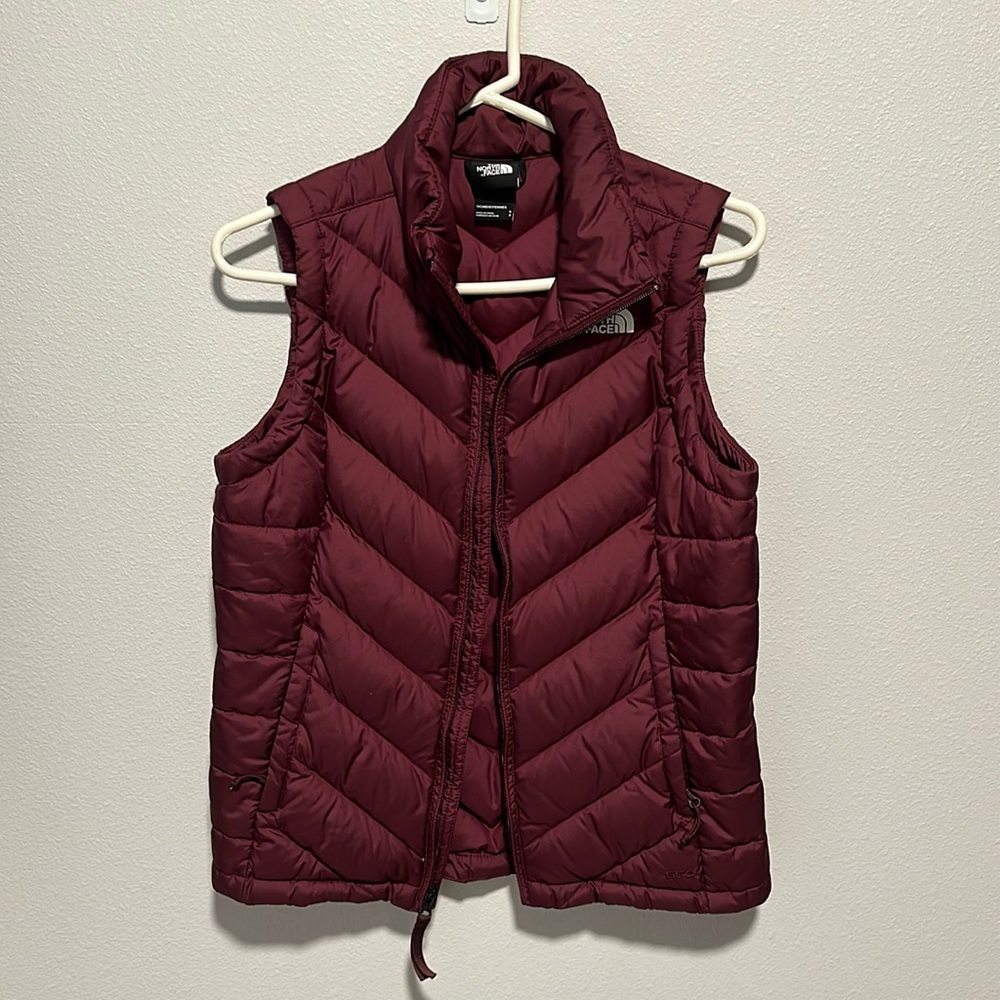 North Face Maroon Vest